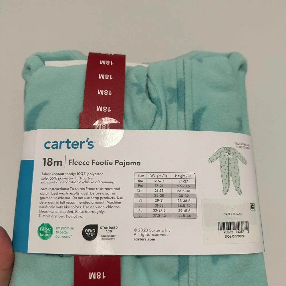 Carter's Baby Fleece Footie Pajama